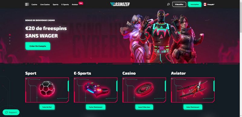 Avis et astuces sur Casinozer