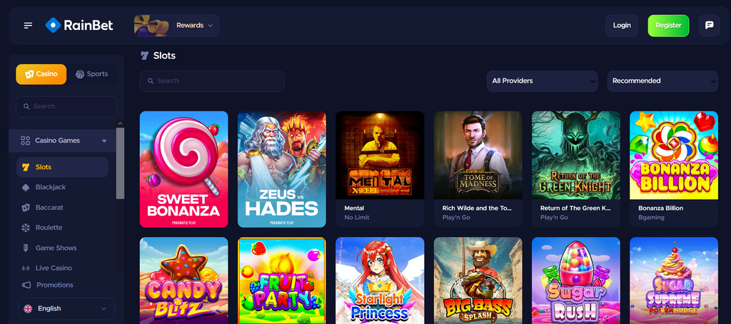 Rainbet Casinò 2026 - Incentivi, Giochi e Recensioni